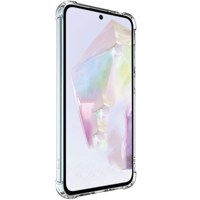 Samsung Galaxy A26 "Imak" усиленный твердый силиконовый TPU прозрачный чехол | Vacins.lv