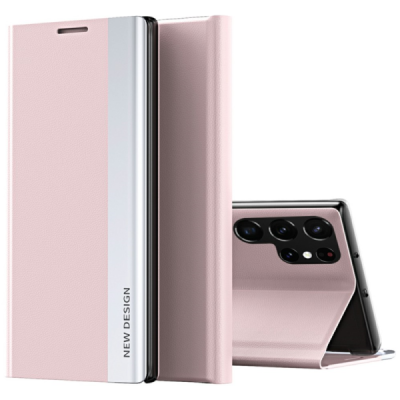 Samsung Galaxy S25 Ultra Baoshi Side Line rozs atvērams maciņš (maks) | Vacins.lv