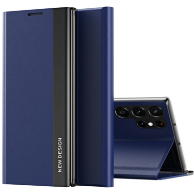 Samsung Galaxy S25 Ultra Baoshi Side Line zils atvērams maciņš (maks) | Vacins.lv