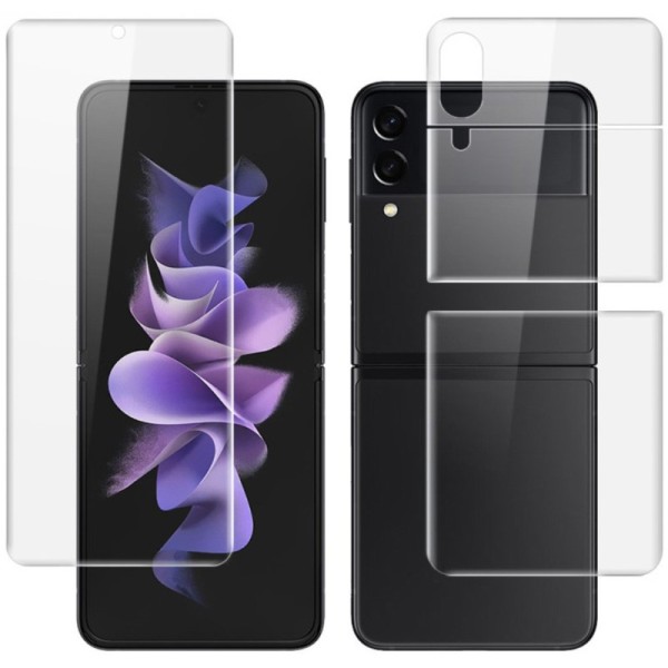 "IMAK" Hydrogel aizsargplēves ekrānam (pilnīgi aizsedzama) - dzidras (Galaxy Z Flip3 / Flip4)