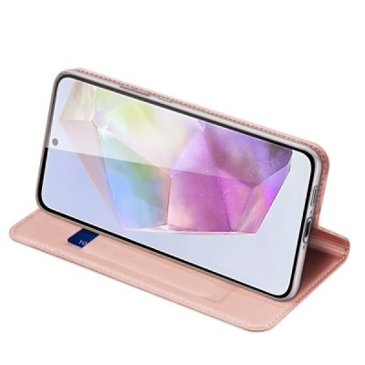 Samsung Galaxy A56 / A36 "Dux Ducis" Skin розовый открываемый цвета чехол - книжка | Vacins.lv
