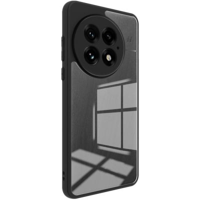OnePlus 13 "Imak" cieta silikona (TPU) dzidrs (apmāles melnā) apvalks | vacins.lv