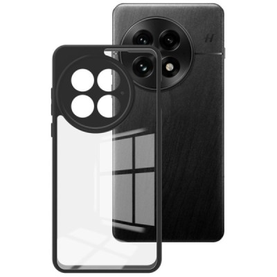 OnePlus 13 "Imak" твердый силиконовый (TPU) прозрачный (с черной рамкой) чехол | Vacins.lv