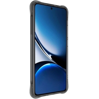Poco X7 Pro 5G, Redmi Turbo 4 5G "Imak" усиленный твердый силиконовый TPU airbag серый чехол | Vacins.lv