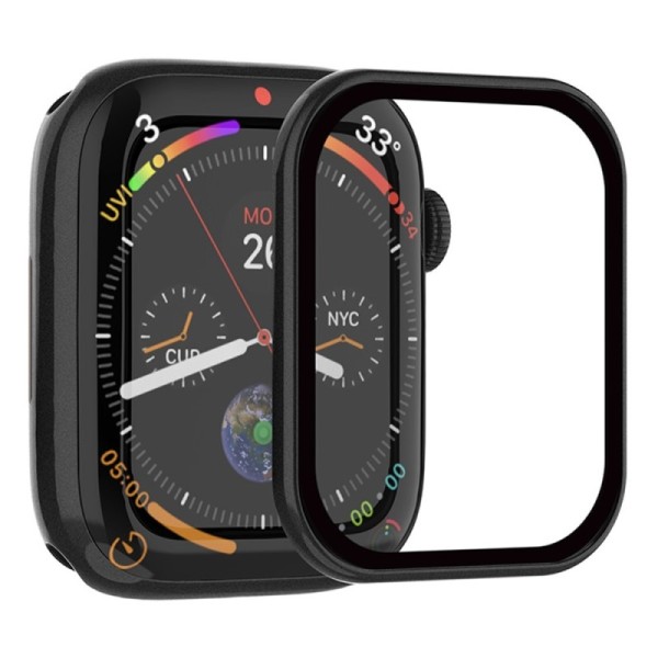 "Rurihai" ekrāna aizsargstikls - melns (Apple Watch Series 6 / 5 / 4 / SE (2023) / SE (2022) / SE 44mm)