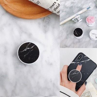 "Airai" Marble держатель для телефона - черный | Vacins.lv