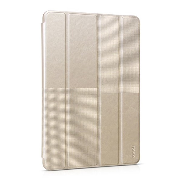 „HOCO“ Crystal Fashion atvēramais ādas futrālis - zelta (iPad Air 2)
