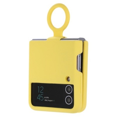Samsung Galaxy Z Flip4 "Dechen" твердый (TPU) силиконовый чехол – жёлтый | Vacins.lv
