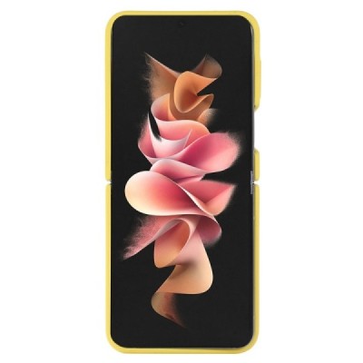 Samsung Galaxy Z Flip4 "Dechen" твердый (TPU) силиконовый чехол – жёлтый | Vacins.lv