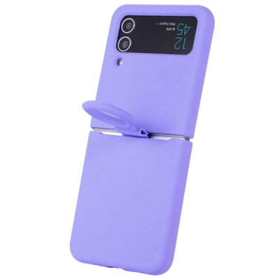 Samsung Galaxy Z Flip4 "Dechen" твердый (TPU) силиконовый чехол – фиолетовый | Vacins.lv