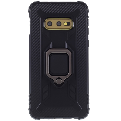 "Kickstand" Samsung Galaxy S10e усиленная защита – черный, чехол – вставка | Vacins.lv