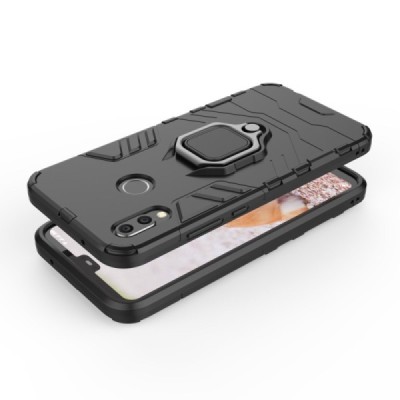 "Kickstand" Huawei P20 Lite усиленная защита – черный, чехол – вставка | Vacins.lv