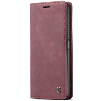 Xiaomi Redmi Note 11 4G (Redmi Note 11s 4G) CaseMe Retro solīds atvēramais ādas bordo maciņš - maks | Vacins.lv