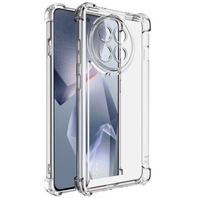 OnePlus 13R "Imak" pastiprinātas aizsardzības cieta silikona (TPU) dzidrs (caurspīdīgs) vāciņš | Vacins.lv