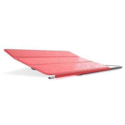 Greznais „HOCO“ Crystal Cube sērijas (cieta silikona - TPU) atvērams sarkans Apple iPad Air 2 futrālis / Vacins.lv