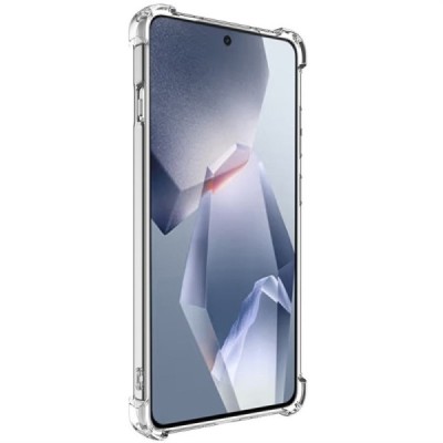 OnePlus 13R "Imak" усиленный твердый силиконовый TPU прозрачный чехол | Vacins.lv