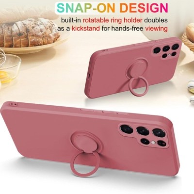 Samsung Galaxy S25 Ultra "Dechen" твердый (TPU) силиконовый чехол – красный | Vacins.lv