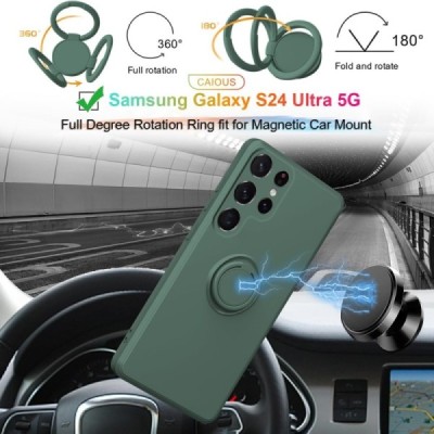 Samsung Galaxy S25 Ultra "Dechen" твердый (TPU) силиконовый чехол – зелёный | Vacins.lv