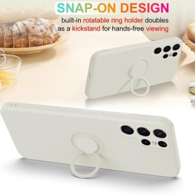 Samsung Galaxy S25 Ultra "Dechen" твердый (TPU) силиконовый чехол – белый | Vacins.lv