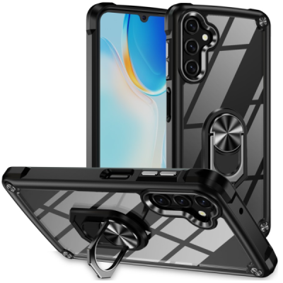 Samsung Galaxy A16 „Fashion“ Kickstand твердый силиконовый прозрачный чехол (TPU) | Vacins.lv
