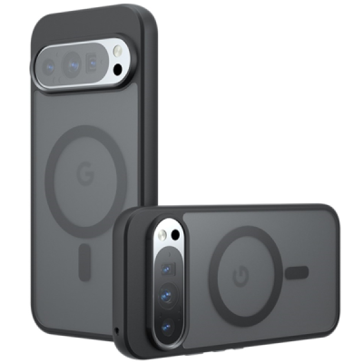 Google Pixel 9 Pro XL "Mofan" MagSafe matēts cieta silikona (TPU) apvalks - melns | vacins.lv