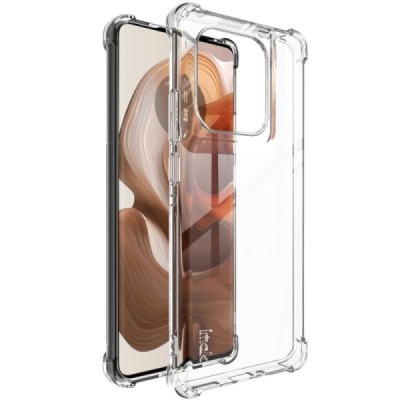 Motorola Edge 50 Ultra "Imak" усиленный твердый силиконовый TPU прозрачный чехол | Vacins.lv