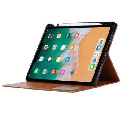 Greznais „Boyu“ sērijas ādas atvērams sarkans Apple iPad mini (2024) / mini (2021) futrālis | Vacins.lv