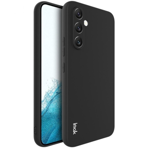 "IMAK" UC-4 cieta silikona (TPU) apvalks - melns (Galaxy A54)