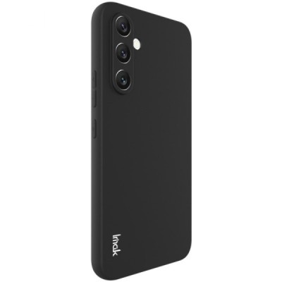 Samsung Galaxy A54 „Imak“ cieta silikona (TPU) melns apvalks | vacins.lv