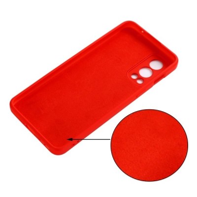 OnePlus Nord 2 "Shell" твердый (TPU) силиконовый чехол - красный | Vacins.lv