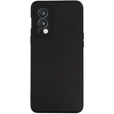 OnePlus Nord 2 "Shell" твердый (TPU) силиконовый чехол - чёрный | Vacins.lv