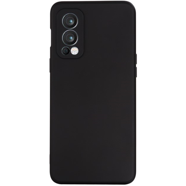 "Shell" твердый силиконовый (TPU) чехол - чёрный (OnePlus Nord 2)