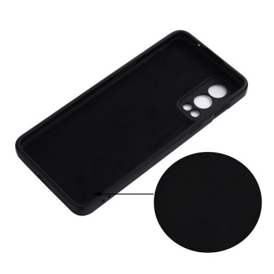 OnePlus Nord 2 "Shell" твердый (TPU) силиконовый чехол - чёрный | Vacins.lv