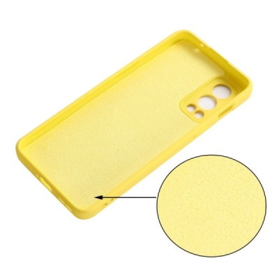 OnePlus Nord 2 "Shell" cieta silikona (TPU) apvalks - dzeltens | vacins.lv