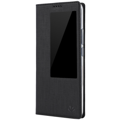 Huawei Mate 20 Pro "ViLi" DMX solīds atvēramais ādas melns maciņš - maks | Vacins.lv