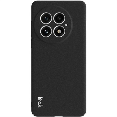 OnePlus 13 "Imak" pastiprinātas aizsardzības cieta silikona matēta (TPU) melns vāciņš | Vacins.lv