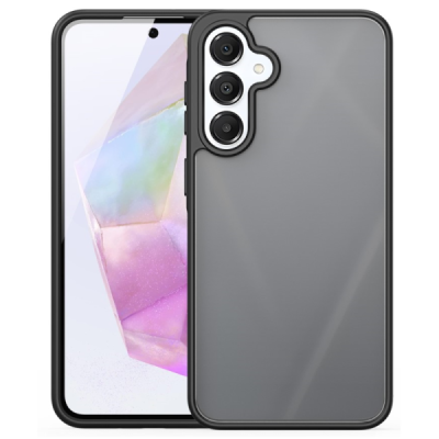 Samsung Galaxy A56 / A36 "DUX DUCIS" Yind matēts cieta silikona (TPU) apvalks - melns | vacins.lv