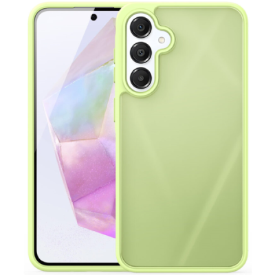 Samsung Galaxy A56 / A36 "DUX DUCIS" Yind matēts cieta silikona (TPU) apvalks - zaļš | vacins.lv