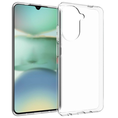 Твердый силиконовый чехол (ТПУ) для Xiaomi  Poco C71 4G, прозрачный | Vacins.lv