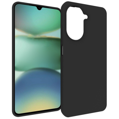 Твердый силиконовый чехол (TPU) для Xiaomi  Poco C71 4G, чёрного цвета | Vacins.lv