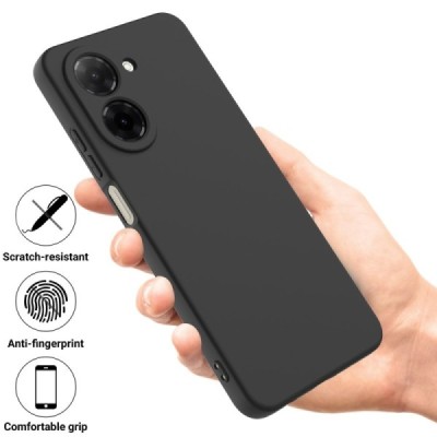 Xiaomi Poco C71 4G "Shell" cieta silikona (TPU) apvalks - melns | vacins.lv