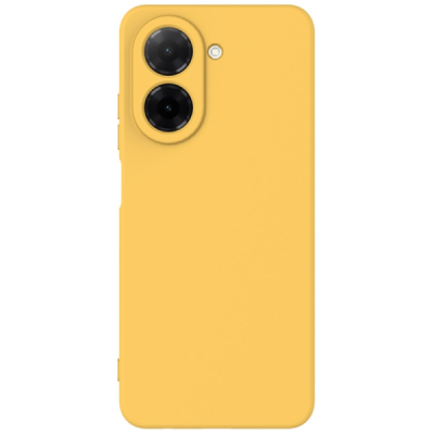 Xiaomi Poco C71 4G "Shell" твердый (TPU) силиконовый чехол - жёлтый | Vacins.lv