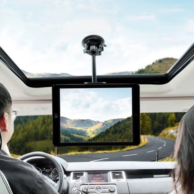 "LanParte" P1 automašīnas planšetdatora turētājs - melns | Vacins.lv