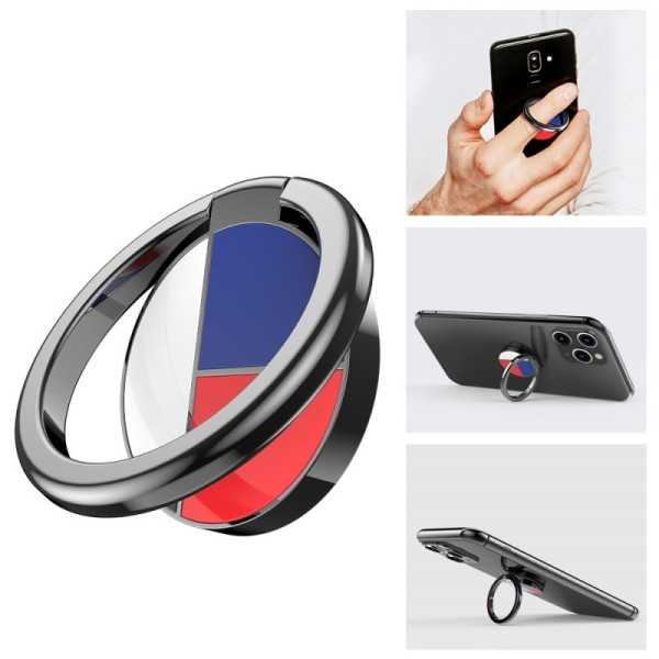"AHASTYLE" ST12 Aluminum Kickstand telefona turētājs - melns