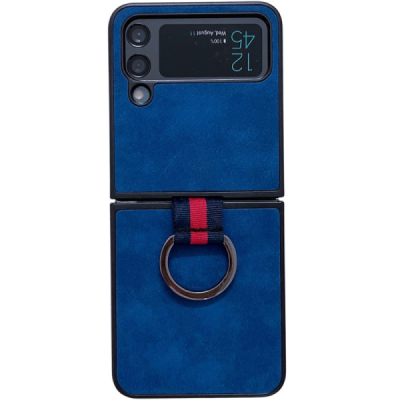 Samsung Galaxy Z Flip4 "Kadem" твердый пластик чехол – синий | Vacins.lv