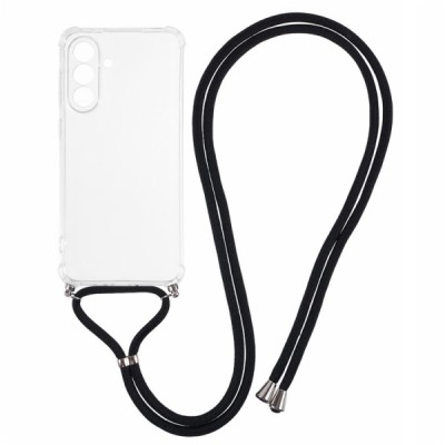 Samsung Galaxy A56 "Mofan" Strap cieta silikona (TPU) vaciņš - caurspīdīgs | Vacins.lv