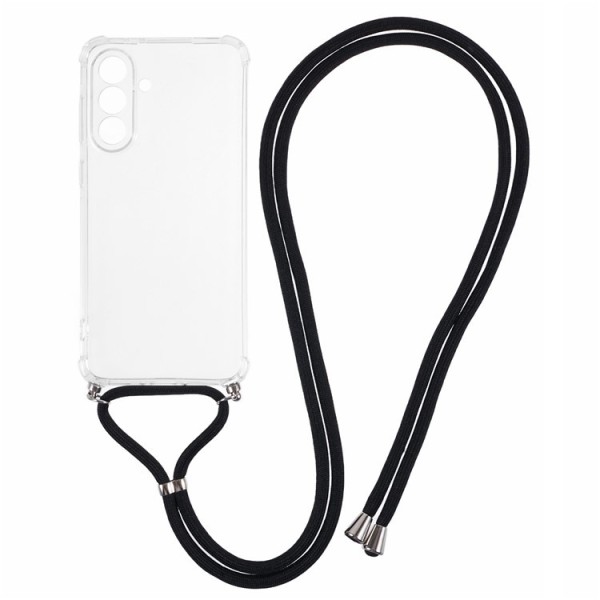 "Mofan" Strap cieta silikona (TPU) vaciņš - caurspīdīgs (Galaxy A56)