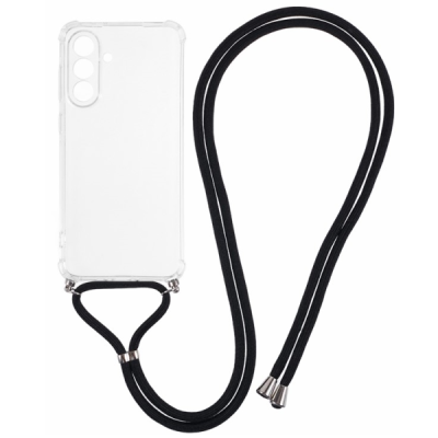 Samsung Galaxy A36 "Mofan" Strap cieta silikona (TPU) vaciņš - caurspīdīgs | Vacins.lv