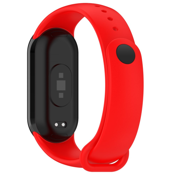 "Kumikoo" Браслет для смарт-часов из твердого силикона (TPU) - красный (Xiaomi Smart Band 9 NFC / 9 / 8 NFC / 8)