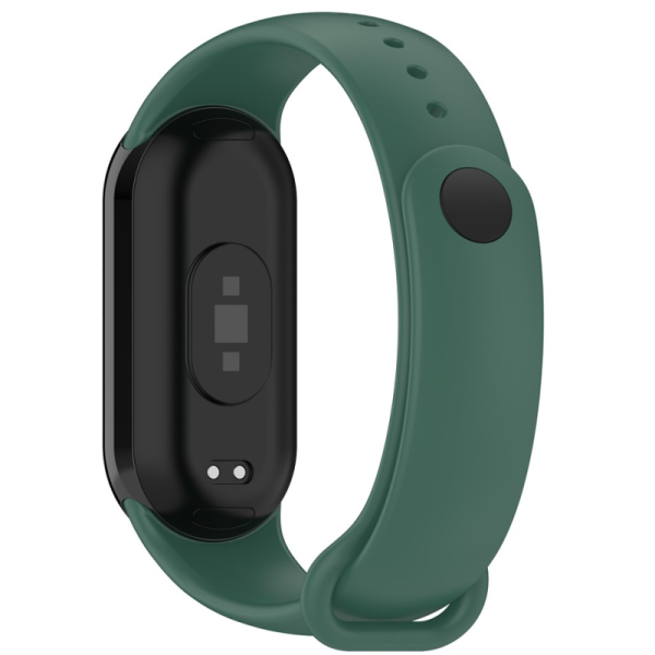"Kumikoo" Браслет для смарт-часов из твердого силикона (TPU) - зелёный (Xiaomi Smart Band 9 NFC / 9 / 8 NFC / 8)